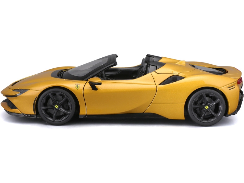 Bburago Ferrari SF90 Spider 1:18 žlutá metalíza