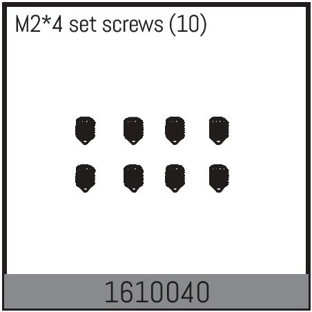 M2*4 set screws (10)