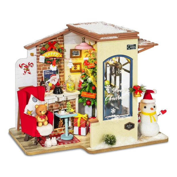 RoboTime miniatúrny domček Vianočný domček