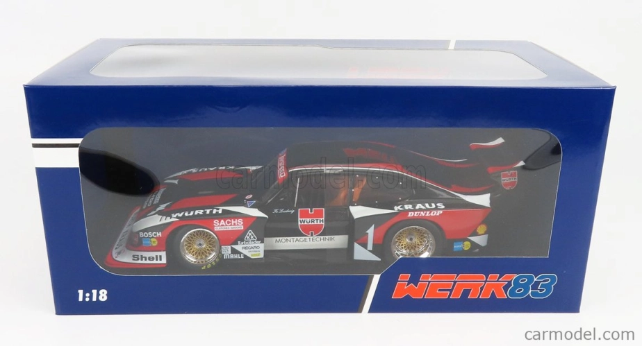 Werk83 Ford england Capri Turbo Gr.5 Zakspeed N 1 Drm 1980 Klaus Ludwig 1:18 Black