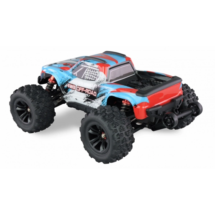 BAZAR – RC auto Hyper Go Monster Truck s bezkomutátorovým motorom, modro-biele