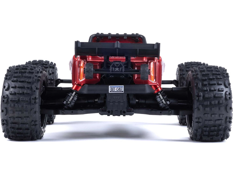 RC auto Arrma Outcast 4S V2 BLX 1:10 4WD RTR, červené