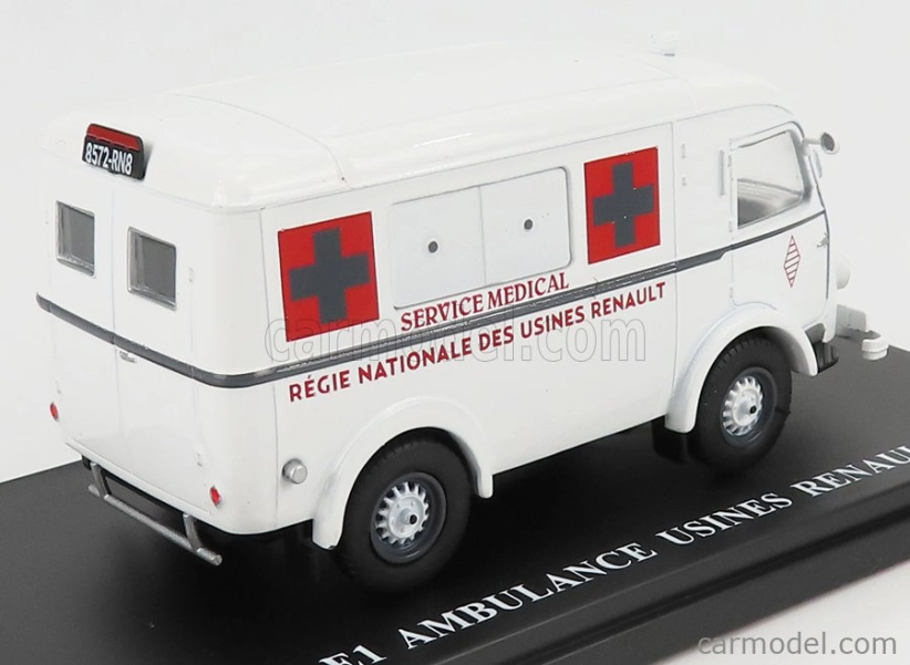 Edicola Renault 206 E1 Van Ambulance Service Medical Regie Nationale Des Usines Renault 1959 1:43 Biela