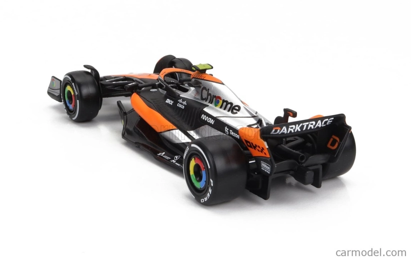 Bburago Mclaren F1 Mcl60 Team Mclaren N 4 2nd British Gp 2023 Lando Norris 1:43 oranžová čierna modrá