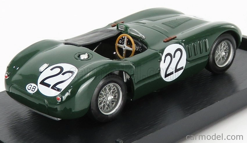 Brumm Jaguar C-type Xk-120c 3.4l S6 Team Jaguar Cars Ltd N 22 1:43, zelená