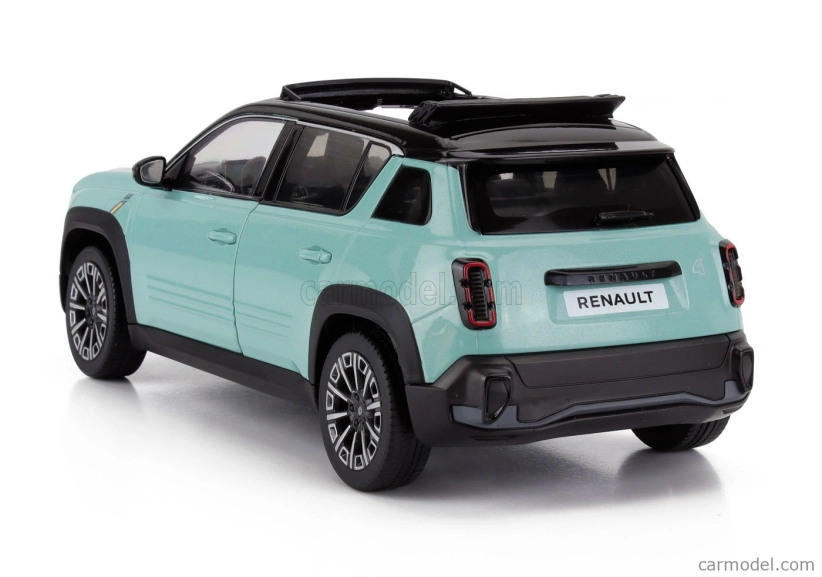 Norev Renault R4 E-tech 100% otvorená strecha 2025 1:18 svetlozelená