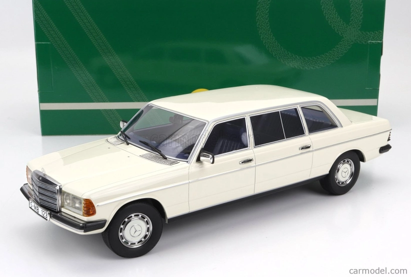 Modely v mierke E Mercedes Benz triedy E 250 (w123) 1978 1:18 Biela