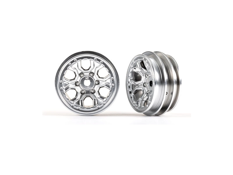 Traxxas disk 1.0" spoke polomatný chróm (2)