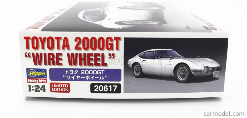 Hasegawa Toyota 2000gt Coupe Wire Wheels 1967 1:24 /