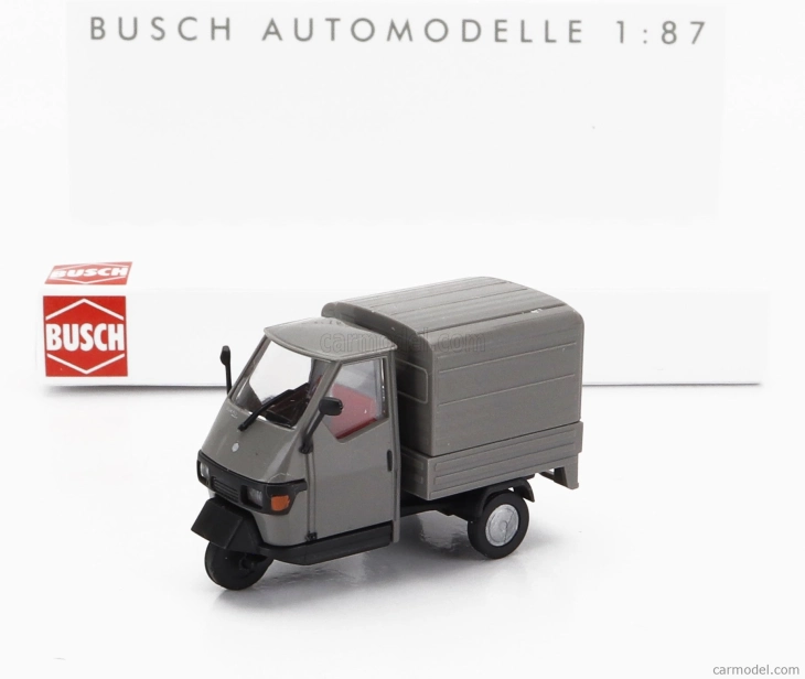 Busch Piaggio Ape 50 Van 2006 1:87 Grey