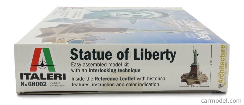 Italeri Príslušenstvo Statua Della Liberta' - Socha slobody šírka cm 15,0 X výška cm 17,0 /