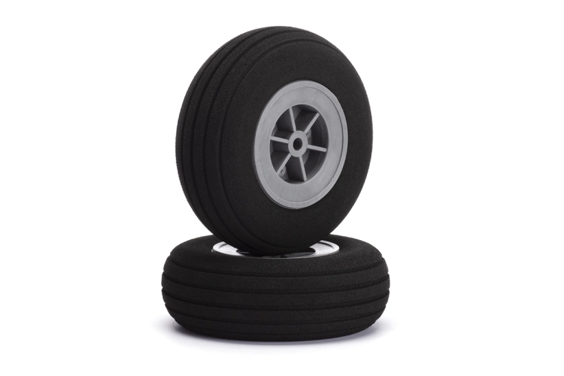 Luxusné mosadzné kolieska 90 mm s drážkami, 2 ks