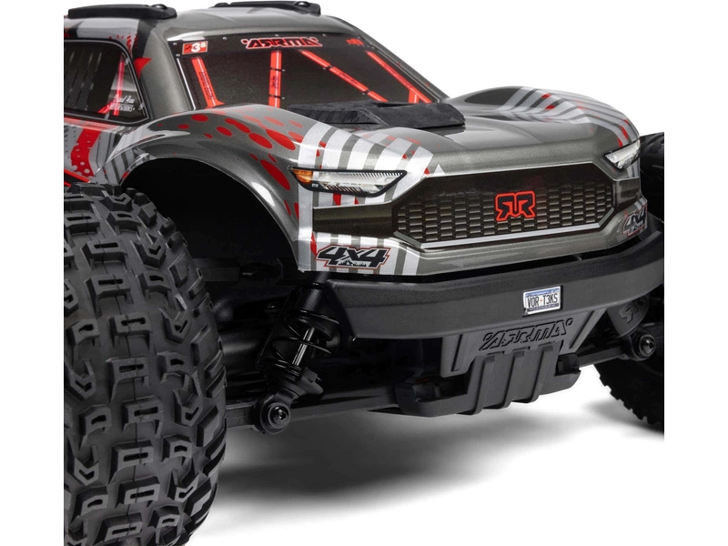 RC auto Arrma Vortex 223S BLX 1:10 4WD RTR DSC, červená