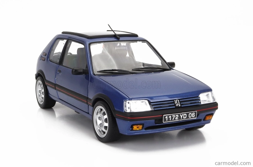 Norev Peugeot 205 1.9 Gti Pts Rims 1992 1:18 Miami Blue