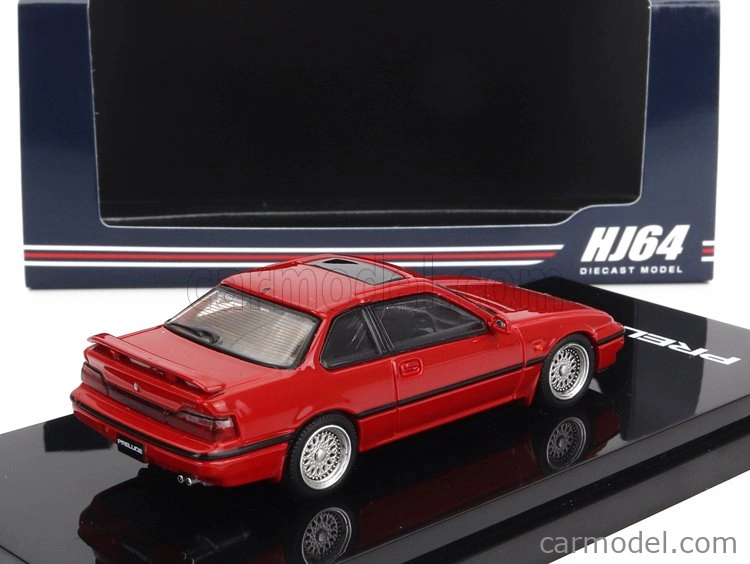 Zapaľovanie modelu Honda Prelude Si 1989 1:64 Červená