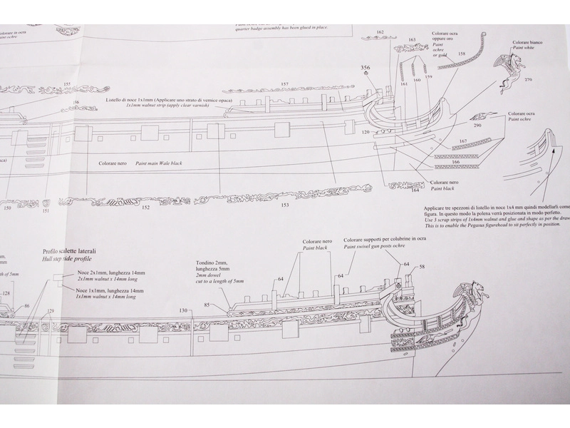 VICTORY MODELS H.M.S. Pegasus 1776 1:64 kit