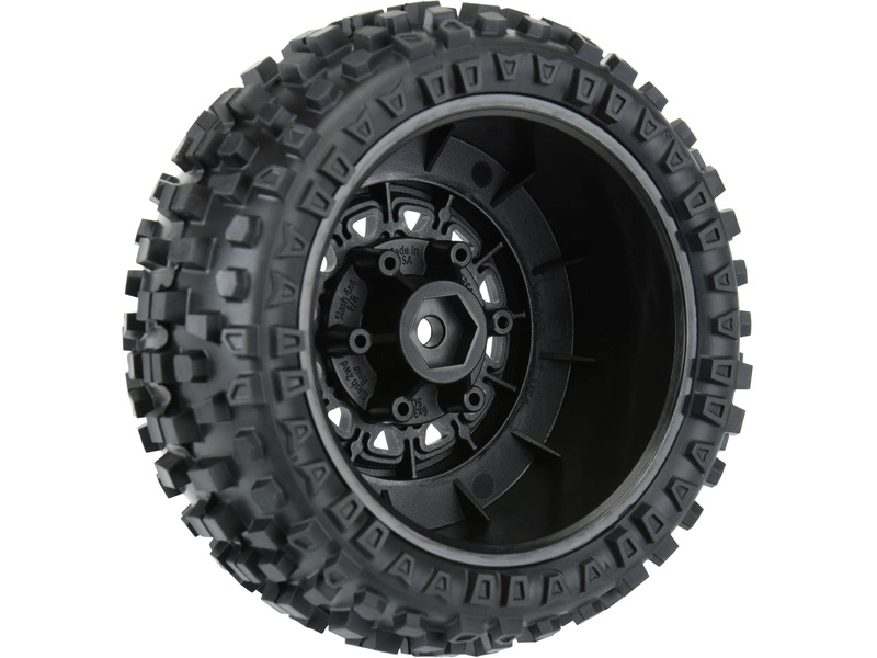 Pro-Line kolo 2.2/3.0", pneu Badlands, disk Raid H12 černý (2)
