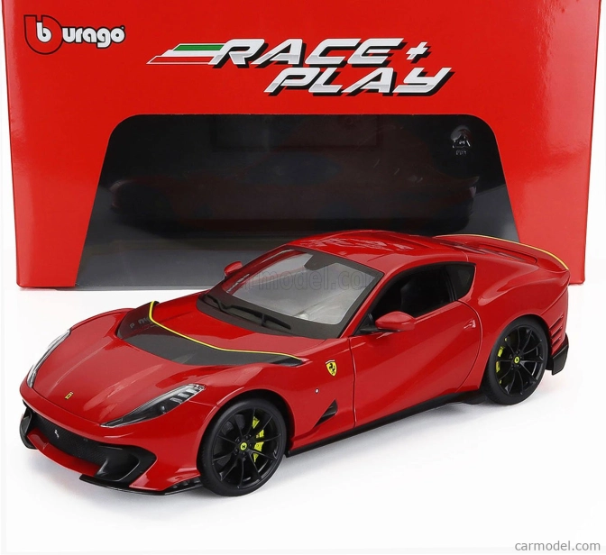 Bburago Ferrari 812 Competizione 2021 1:18 Rosso Corsa – červená