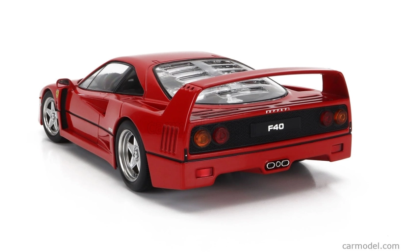 Kk-scale Ferrari F40 1987 - Black Interior 1:18 Rosso Ferrari Červená