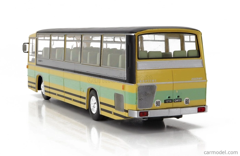 Edicola Berliet Cruisair Iii Bus 1969 1:43 žltá svetlozelená