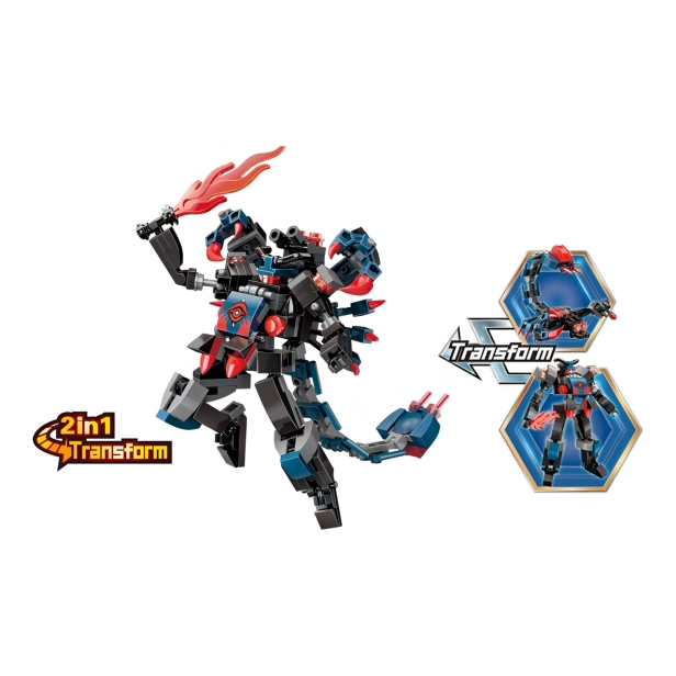 Qman MechaCorps 3101-3 Venom Ninja 2v1