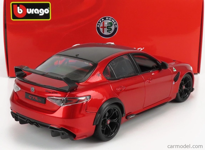 Bburago Alfa romeo Giulia Gtam 2020 1:18 Rosso Gta - Red Met