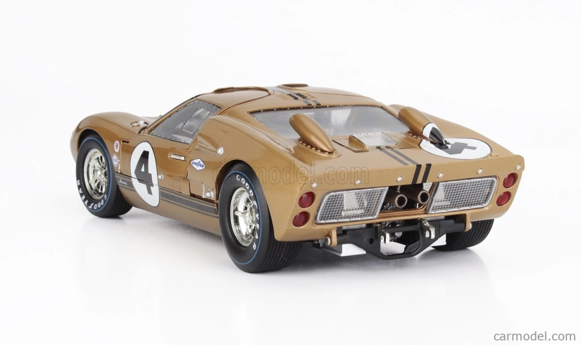 Shelby-collectibles Ford usa Mercury Gt40 Mkii 7.0l V8 Team Holman & Moody N 4 24h Daytona 1967 Mark Donohue - Peter Revson 1:18 Copper Met