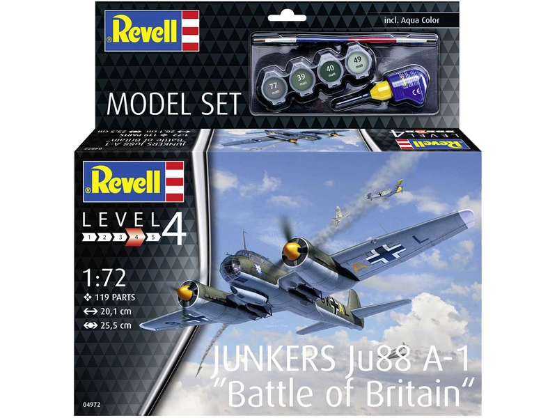 Revell Junkers Ju88 A-1 Bitka o Britániu (1:72) (súprava)