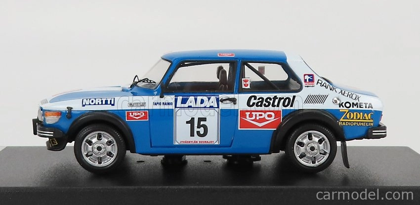 Trofeu Saab 99 Team Konela Racing N 15 Rally 1000 Lakes 1977 T.rainio - E.nyman 1:43 Modrá Biela