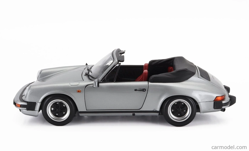 Minichamps Porsche 911 3.2 Carrera Cabriolet 1983 1:18 Grey Met