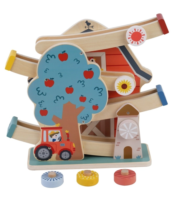 2Kids Toys Dřevěná dráha Farma