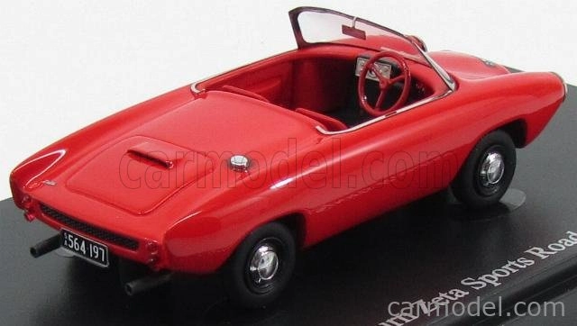 Autocult Lightbum Zeta Sports Roadster Spider 1963 1:43 Red