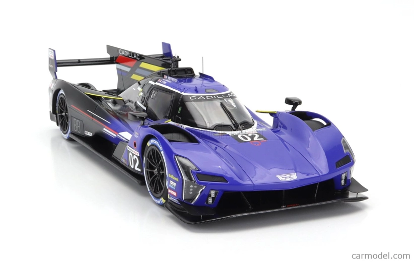 Truescale Cadillac V-series R 5.5l V8 Team Cadillac Racing N 02 24h Daytona 2023 E.bamber - A.lynn - R.westbrook 1:18 Modrá Černá