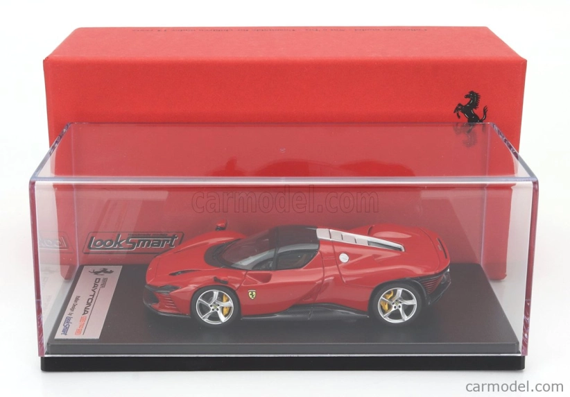Looksmart Ferrari Daytona Sp3 Uzavretá strecha 2022 1:43 Rosso Corsa - červená