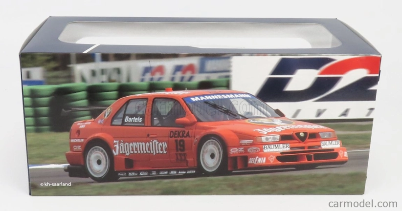 Werk83 Alfa romeo 155 V6 Ti Jagermeister Racing N 19 Dtm Itc 1995 Michael Barteles 1:18 Oranžová