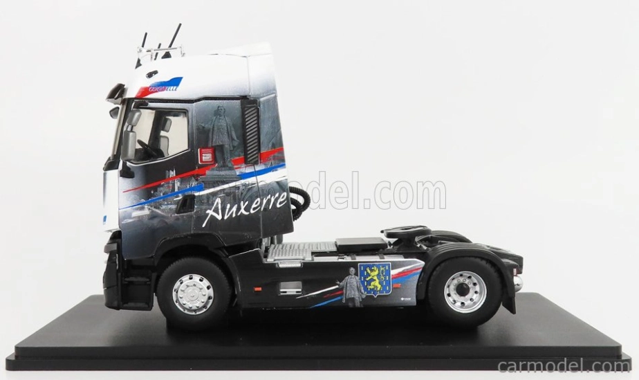 Eligor Renault T-line Vysoký ťahač Auxerre 2-assi 2021 1:43 Sivá biela