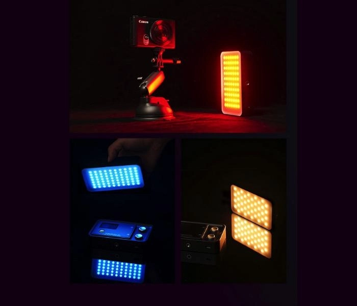 Nastaviteľné RGB vreckové svetlo (vr. batérie)
