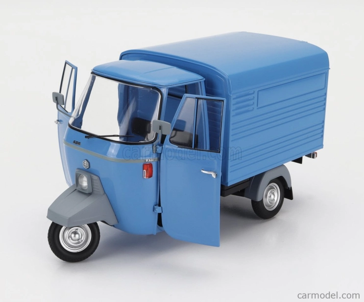 Mitica-diecast Piaggio Ape P501 Van Closed 1979 - Con Vetrina - S vitrínou 1:18 Blu 7210