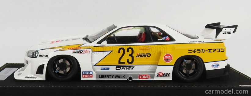 Inno-models Nissan Skyline Gt-r (r34) N 23 1:18, bílá