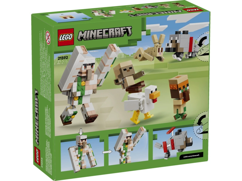 LEGO Minecraft - Kuřecí žokej a útok v poušti