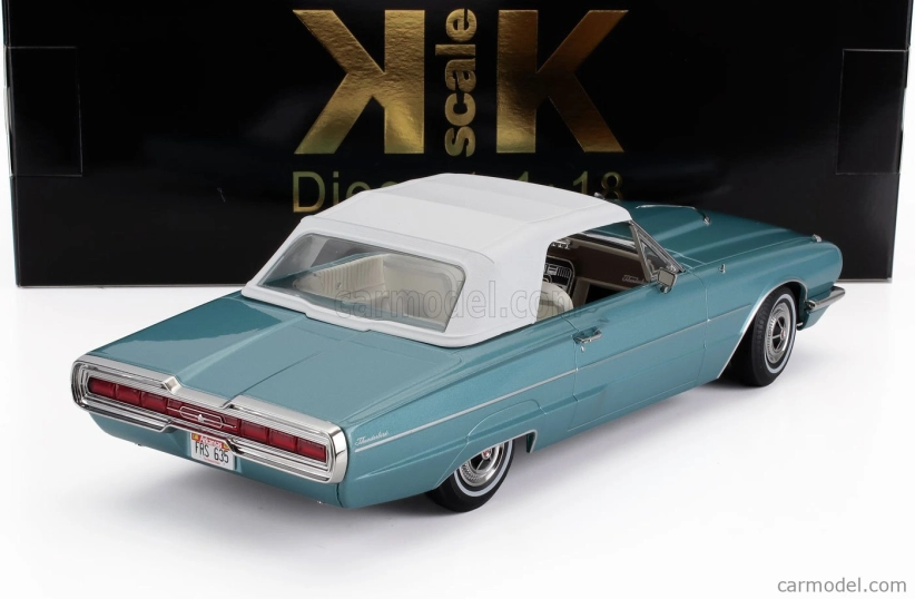 Kk-scale Ford usa Thunderbird Cabriolet Open 1966 1:18 Light Blue