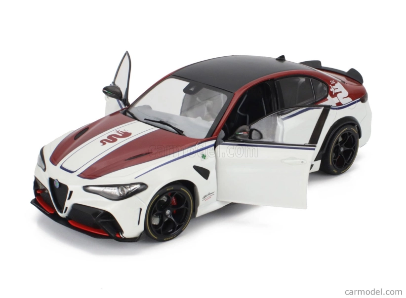 Solido Alfa romeo Giulia Gtam 2023 1:18 Biela červená