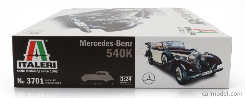 Italeri Mercedes benz 540k Cabriolet Open 1939 1:24 /