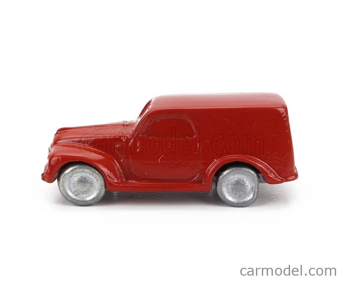 Officina-942 Fiat 500c Van Furgoncino 1949 1:76 Červená