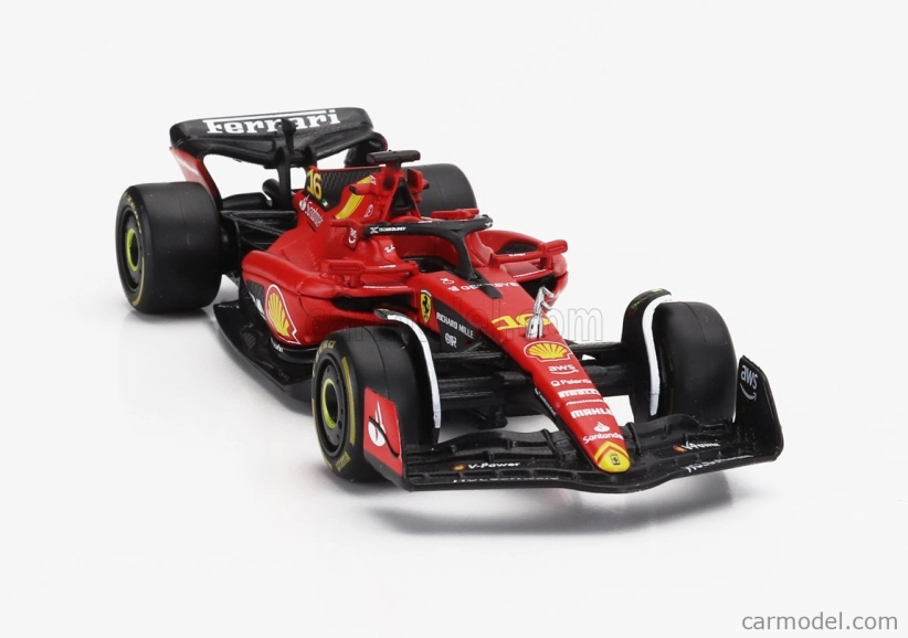 Bburago Ferrari F1 Sf-23 Team Scuderia Ferrari N 16 4th Monza Italy Gp 2023 Charles Leclerc 1:43 červená čierna žltá