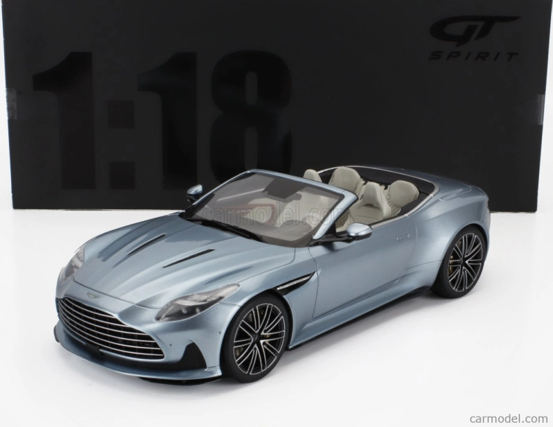 Gt-spirit Aston martin Db12 Volante 2023 1:18 Light Blue Met