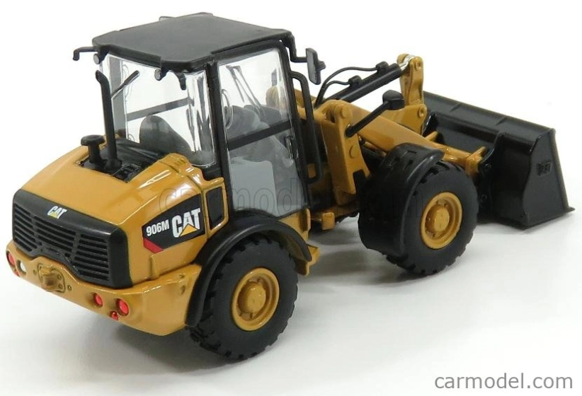 Dm-models Caterpillar Cat906m Ruspa Gommata - Scraper Tractor Wheel Loader 1:50 Žlutá Černá