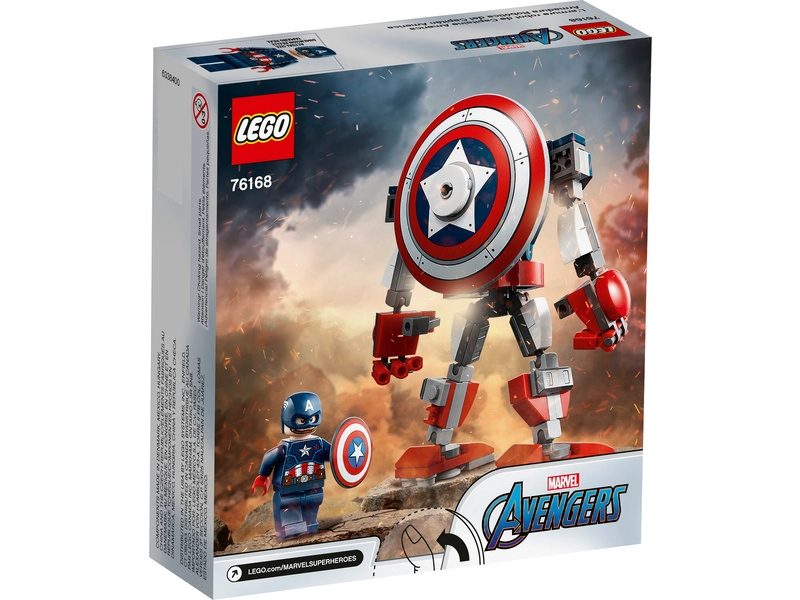 LEGO Super Heroes - Kapitán Amerika v obrnenom robotovi