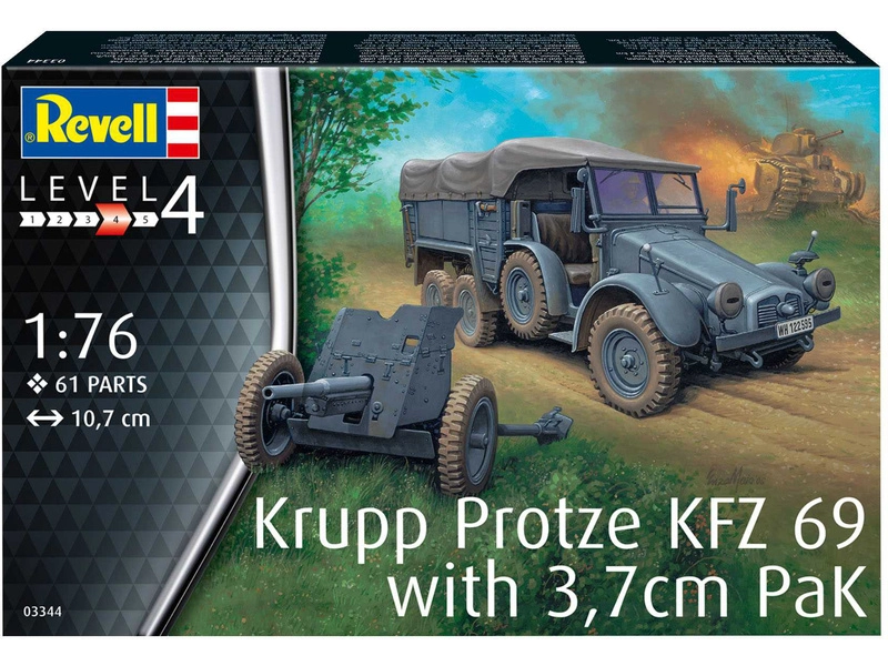 Revell Krupp Protze KFZ 69 s 3,7cm Pak (1:76)