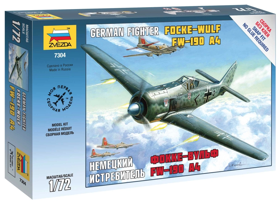 Zvezda Snap Kit – FockeWulf Fw 190 A4 (1:72)
